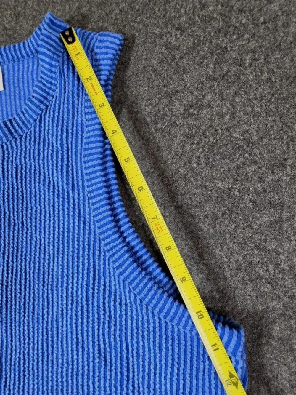 No Boundaries Ribbed Knit 2-Piece Set Top XXL 20 Skirt L 12-14 Blue Stripe
